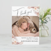 Geboortestatistieken 2 foto overlay script pasgebo aankondiging (Staand voorkant)