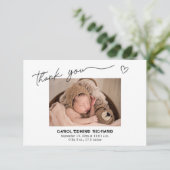 Geboortestatistieken Aankondiging Baby shower Foto (Staand voorkant)