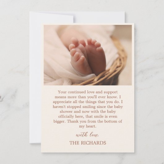 Geboortestatistieken Baby Geboorte Aankondiging Da (Achterkant)