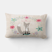 Geboortestatistieken Baby Girl Forest Creatures Fo Kussen (Achterkant)