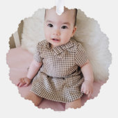 Geboortestatistieken eerste kerst ornament kaart (Achterkant)