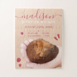 Geboortestatistieken van pasgeborenen baby Puzzel