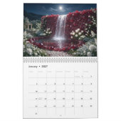 Geboortesteen Tuin Watervallen Kalender (Jan 2027)