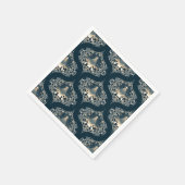 Geboortester van Wonder Mandala Mid Century Ogee Servet (Hoek)