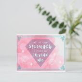 geboortetekaart briefkaart (Staand voorkant)