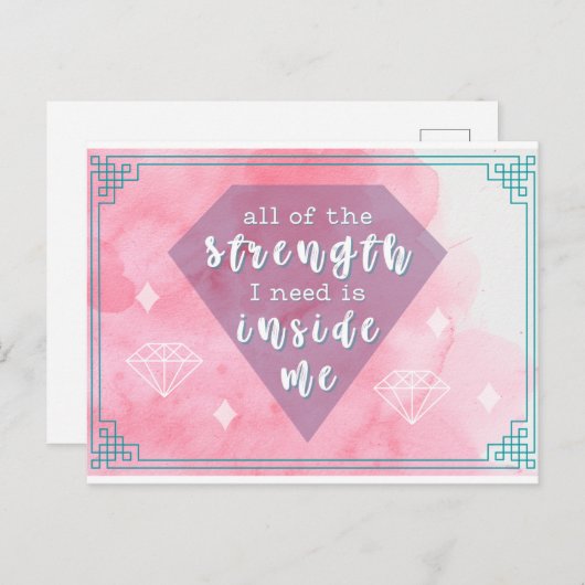 geboortetekaart briefkaart (Voorkant / Achterkant)