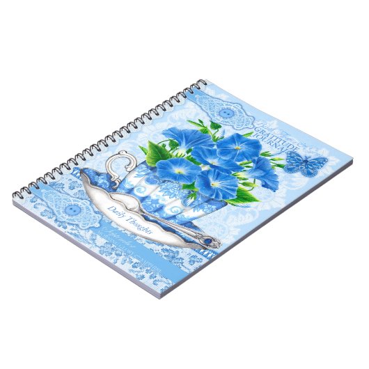 Geboorteventilator en Gem September Lace Notitieboek (Linkerzijde)