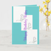 geboortevrouw kaart (Gele Bloem)