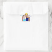 Geboortezonde Ronde Sticker (Tas)