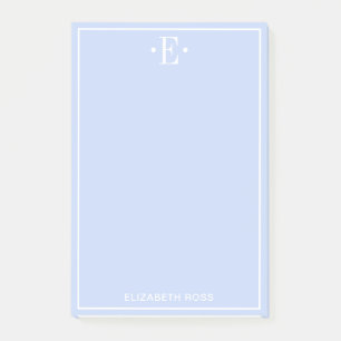 Geborduurd Blauw Post-it® Notes