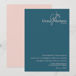 Geborduurd Blauw  Roze Script Logo Trouw    Kaart