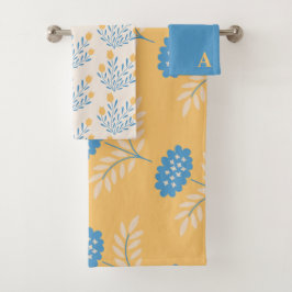 Geborduurd Bloemenset Handdoeken