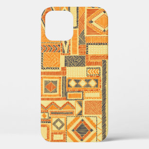 Geborduurd Bohemian Patchwork Naadloos Patroon Case-Mate iPhone Case