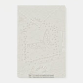 Geborduurd Crazy Quilt Post-it Note Pad (Voorkant)