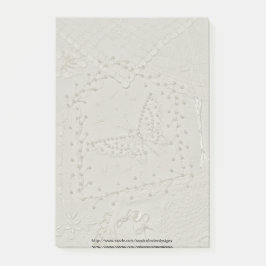 Geborduurd Crazy Quilt Post-it Note Pad