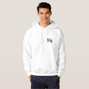 Geborduurd DG (Dan Goodwin) Hoodie White