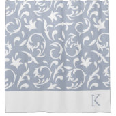 Geborduurd gordijn voor de douche (Voorkant)