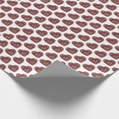 Geborduurd Hart Cadeaupapier (Hoek)