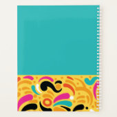 Geborduurd Kleurig Abstract Planner (Achterkant)