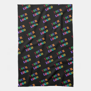 Geborduurd Maatwerk Bedrijfslogo Keukenhanddoek Vo