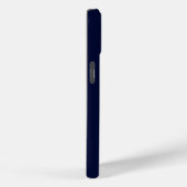 Geborduurd Navy Blauw Case-Mate iPhone Case (Achterkant / Rechts)