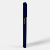Geborduurd Navy Blauw  Case-Mate iPhone Case (Achterkant / Rechts)