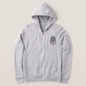 Geborduurd Newfoundland embleem Hoodie (Laagn)