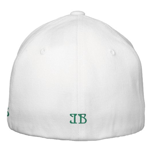 Geborduurd par-T-shirt monogram Geborduurde Pet (Achterkant)