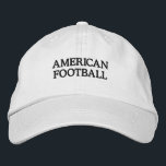 Geborduurd pet Amerikaans football<br><div class="desc">Geborduurd pet Amerikaans football</div>