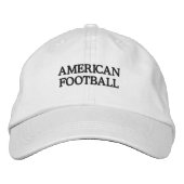 Geborduurd pet Amerikaans football (Voorkant)