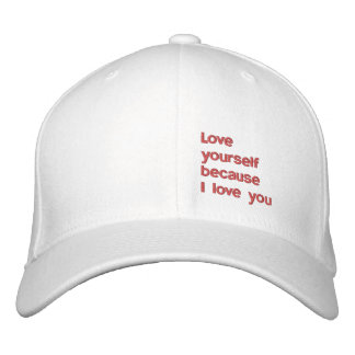 Geborduurd Pet "Love"