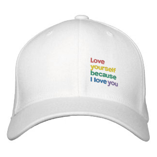 Geborduurd Pet "Love"