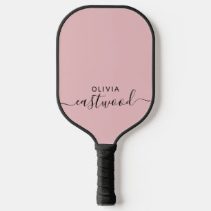 Geborduurd Roze Pickleball Paddle