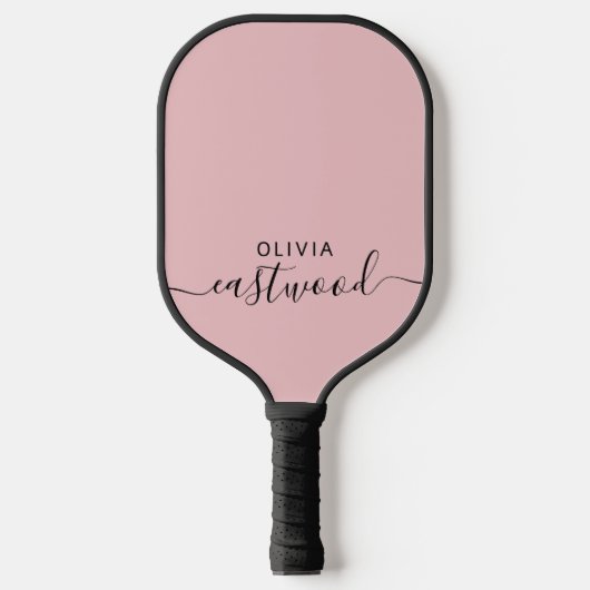 Geborduurd Roze Pickleball Paddle (Voorkant)