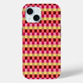 Geborduurd Stippenpatroon Case-Mate iPhone Case (Achterkant)