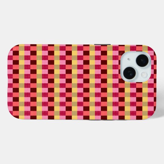 Geborduurd Stippenpatroon Case-Mate iPhone Case (Achterkant (horizontaal))