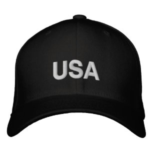 Geborduurd USA-ontwerp Verstelbare Honkbalpet Geborduurde Pet