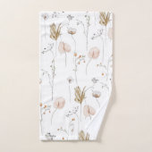 Geborduurd Waterverf Bloemenset Handdoeken (Handdoek)