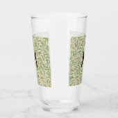 Geborduurd William Morris Willow Bough Patroon Glas (Links)