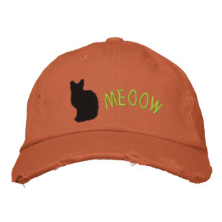 Geborduurd zwart kattengestoord Pet