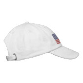 Geborduurde Amerikaanse Vlag Pet (Rechts)