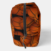 Geborduurde basketbalpatroon toilettasje (Rechts)