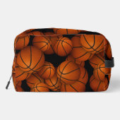 Geborduurde basketbalpatroon toilettasje (Achterkant)