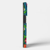 Geborduurde bloemen met CallisC-schroefdraad Case-Mate iPhone Case (Achterkant / Rechts)