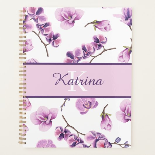 Geborduurde Bloemen Planner (Voorkant)