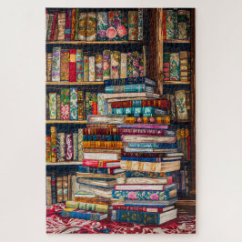 Geborduurde Boeken Jigsaw Puzzel