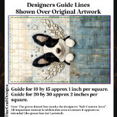 Geborduurde Border Collie Collage CL3 Decoupage Tissuepapier