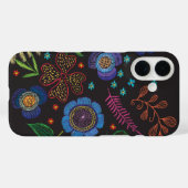 geborduurde broche Case-Mate iPhone case (Achterkant (horizontaal))