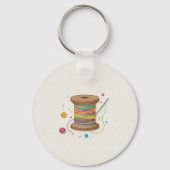 Geborduurde Craft Style 2026 Viering Sleutelhanger (Achterkant)