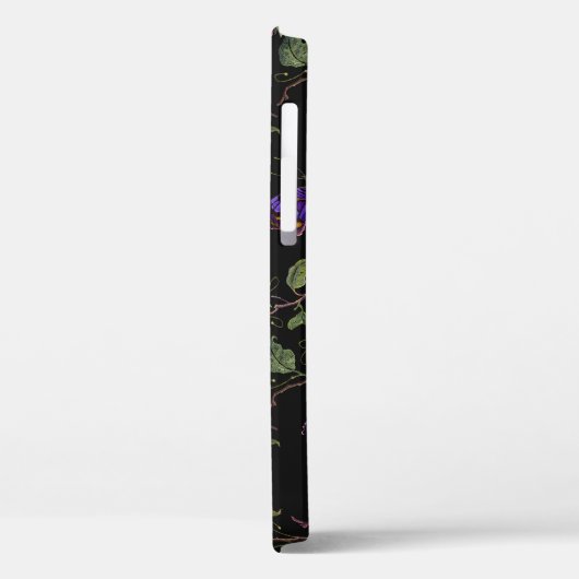 Geborduurde Datura bloemen: botanische kunst Case-Mate iPhone Case (Achterkant / Links)